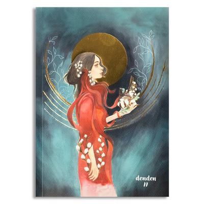 Denden Dd-008 Mini Zamansız Yumuşak Kapak Not Defteri 11,5X16,5 64 Yp Çizgisiz