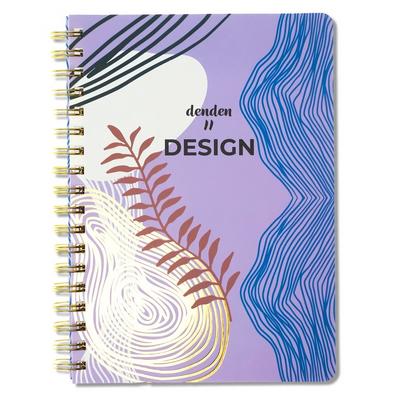 Denden Dd-001 Redactar Karton Kapaklı Defter 17X24 224 Sayfa Mor