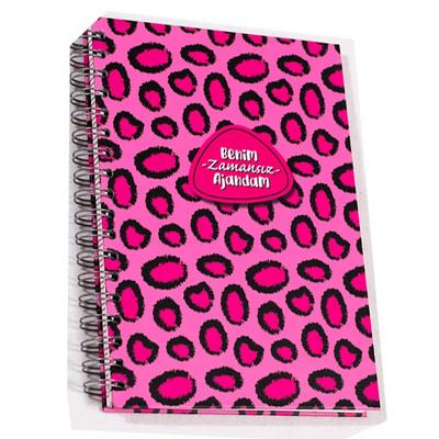 Denden Dd-003 Benim Zamansız Ajandam Pembe Leopar