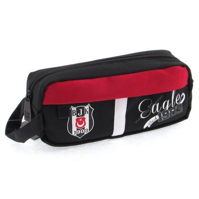 Beşiktaş 21327 Kalem Çantası Önü Kırmızı Süet Siyah