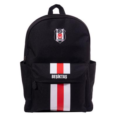 Beşiktaş 22313 Sırt Çantası Kırmızı Beyaz Şerit