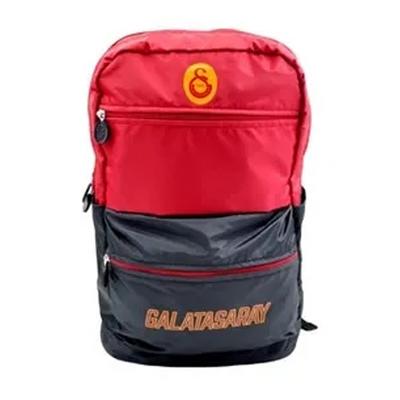 Galatasaray 23536 Sırt Çantası Trend Siyah Cepli Paraşüt