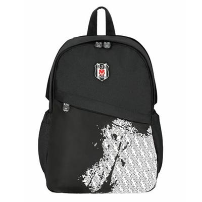 Beşiktaş 25336 Sırt Çantası Gümüş Logo Detaylı