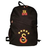 Galatasaray 25691 Sırt Çantası 5 Yıldız Detaylı Siyah