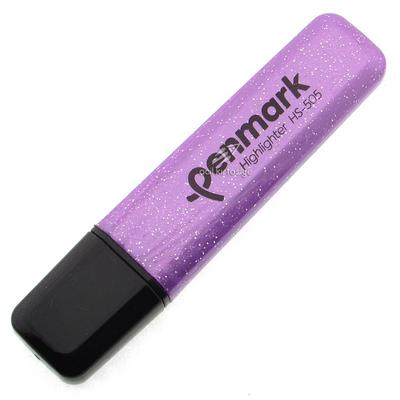 Penmark Fosforlu İşaretleme Kalemi Simli Metalik Mor