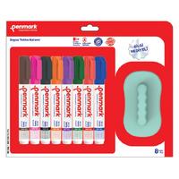 Penmark Hs-305-Tks08 Beyaz Yazı Tahtası Kalemi Ve Silgisi Set