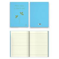 Kalipso Klp-008 Sert Kapak Defter 14X20 192 Sayfa Çizgili Pastel Mavi