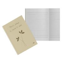 Kalipso Klp-008 Sert Kapak Defter 14X20 192 Sayfa Çizgili Pastel Sarı