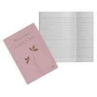 Kalipso Klp-008 Sert Kapak Defter 14X20 192 Sayfa Çizgili Pastel Pembe