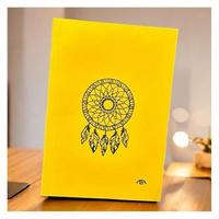 Kalipso Klp-015 Not Defteri 14X20 128 Sayfa Çizgili Dreamcatcher Sarı