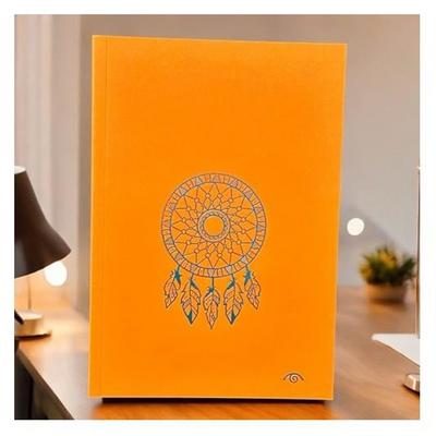 Kalipso Klp-015 Not Defteri 14X20 128 Sayfa Çizgili Dreamcatcher Turuncu