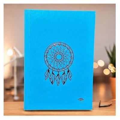 Kalipso Klp-015 Not Defteri 14X20 128 Sayfa Çizgili Dreamcatcher Mavi