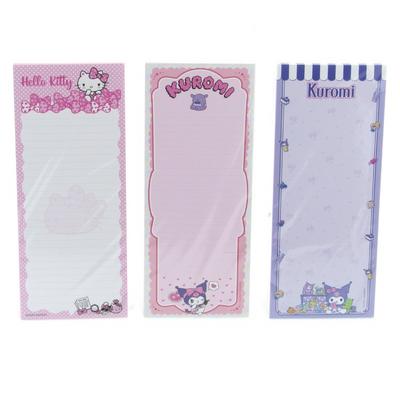 Kuromi & Hello Kitty Desenli Memopad 9X23cm (Adet)