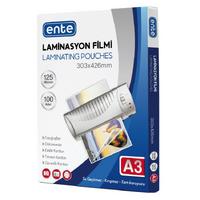 Ente Pvc Laminasyon Filmi A3 Büyük Boy Parlak 125 Mikron