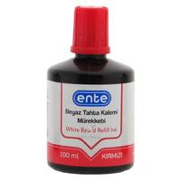 Ente 0457 Tahta Kalemi Mürekkebi 100Ml Kırmızı