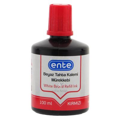 Ente 0457 Tahta Kalemi Mürekkebi 100Ml Kırmızı
