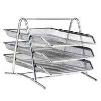 Ente Dk0709 Perfore Metal Evrak Rafı 3 Katlı Gri