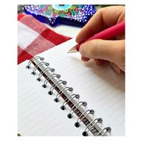 Victoria's Journals Sert Kapaklı Spiralli Defter 17X24 90Gr Çizgili Mavi