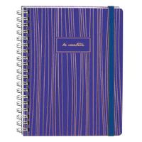 Victoria's Journals Sert Kapaklı Spiralli Defter 17X24 90Gr Çizgili Mavi