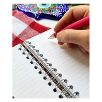 Victoria's Journals Sert Kapaklı Spiralli Defter 17X24 90Gr Çizgili Gri