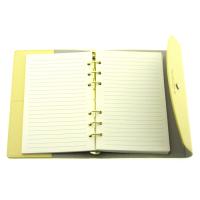 Victoria's Journals 1039 Mekanizmalı Ve Cepli Esnek Defter 14X20 Çizgili Pastel Sarı
