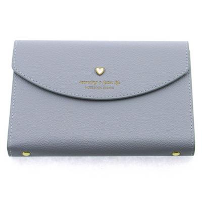 Victoria's Journals 1040 Mekanizmalı Ve Cepli Esnek Defter 14X20 Çizgili Pastel Mavi