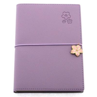 Victoria's Journals 1041 Esnek Defter Lastikli 13X18 Çizgili Pastel Lila