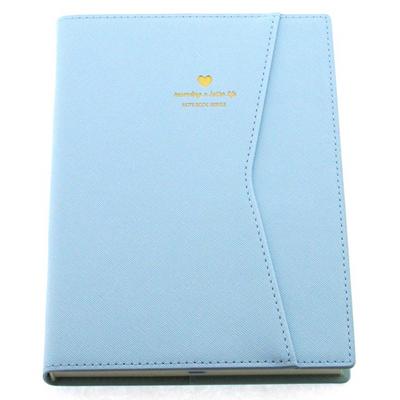 Victoria's Journals 1052 Cepli Esnek Defter A5 15X21 Çizgili Pastel Mavi