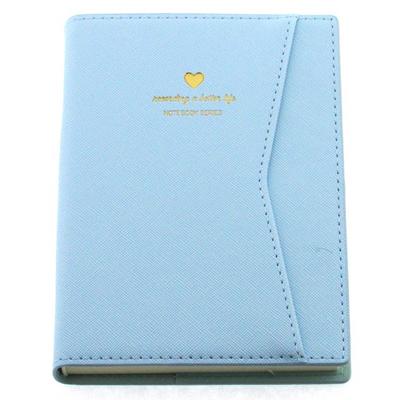 Victoria's Journals 1057 Cepli Esnek Defter 11X16 Çizgili Pastel Mavi