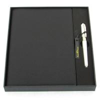 Victoria's Journals 1062 Kutulu Esnek Defter Kalem Set 18X26 Çizgili Siyah