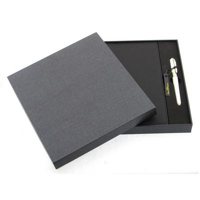 Victoria's Journals 1062 Kutulu Esnek Defter Kalem Set 18X26 Çizgili Siyah