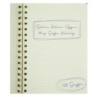 Victoria's Journals 124-1612 Vegan Deri Esnek Kapak Defter A5 Kırmızı