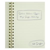 Victoria's Journals 124-1614 Vegan Deri Esnek Kapak Defter A5 Yeşil