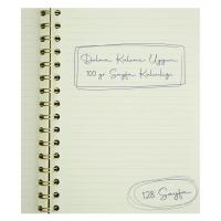 Victoria's Journals 124-1615 Vegan Deri Esnek Kapak Defter A5 Mavi