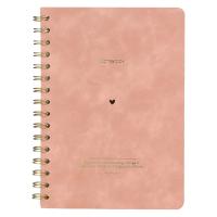Victoria's Journals 124-1616 Vegan Deri Esnek Kapak Defter A5 Pudra Pembe