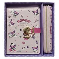 Kuromi 525-1974 Hush Hush Kutulu Kilitli Defter Kalemlik Set