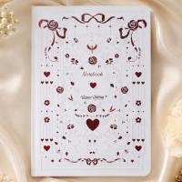 Victoria's Journals Amour Defter 126-2642 15X21 Çizgili Beyaz
