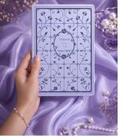 Victoria's Journals Fleur Defter 126-2645 15X21 Noktalı Mor