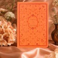 Victoria's Journals Fleur Defter 126-2646 15X21 Noktalı Turuncu
