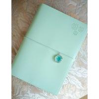 Victoria's Journals 126-2741 Esnek Defter Lastikli A5 Noktalı Yeşil