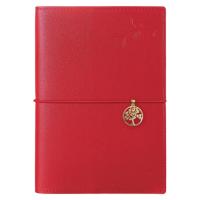 Victoria's Journals 126-2742 Esnek Defter Lastikli 13X18 Çizgili Kırmızı