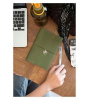 Victoria's Journals 126-2744 Esnek Defter Lastikli 13X18 Çizgili Yeşil
