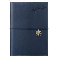 Victoria's Journals 126-2745 Esnek Defter Lastikli 13X18 Çizgili Lacivert