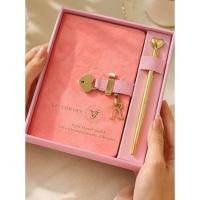 Victoria's Journals Hush Hush Kilitli Defter Kutulu Kalemli Set Pembe