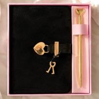Victoria's Journals Hush Hush Kilitli Defter Kutulu Kalemli Set Siyah