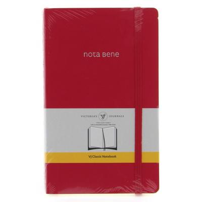 Victoria's Journals Premium Nota Bene 13X21 400 Yp Defter Çizgili Kırmızı