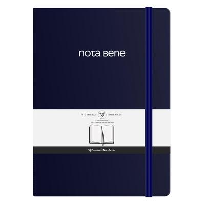 Victoria's Journals Premium Nota Bene A4 Defter Çizgili Lacivert