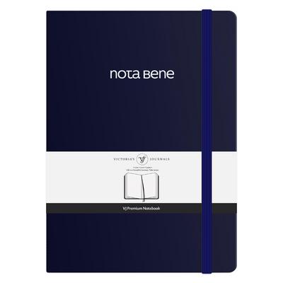 Victoria's Journals Premium Nota Bene 15X21 Defter Çizgili Lacivert