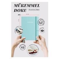 Victoria's Journals Premium Nota Bene 15X21 Defter Çizgili Turkuaz