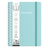 Victoria's Journals Premium Nota Bene A4 Spiralli Defter Çizgili Turkuaz